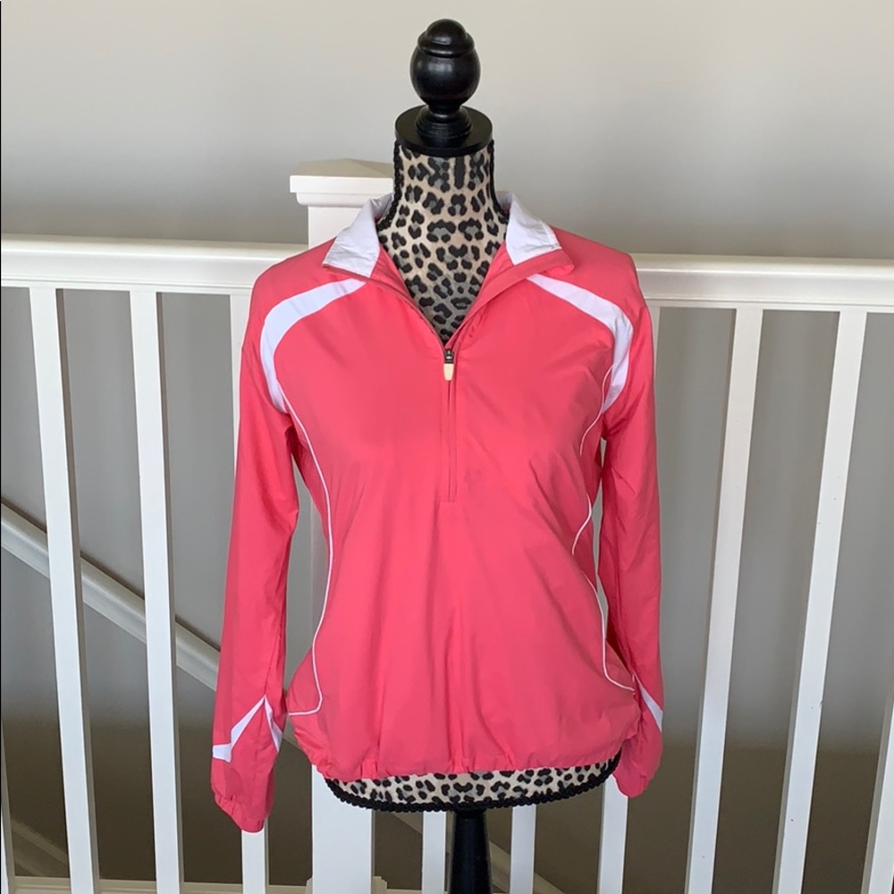 Hot Pink & White Under Armour Wind Breaker